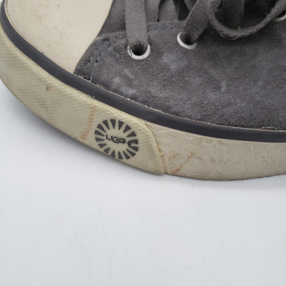 Ugg Evera Suede Gray Shearling Lined Sneaker Wome… - image 4